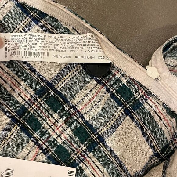 ZARA Plaid Ruffled Maxi Skirt - Picture 7 of 13